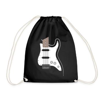 eGuitar Guitare Musique Musique Musicien Groupe - Sac de sport léger - noir - Devant