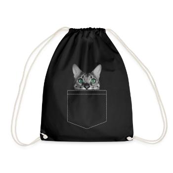 Chat Chats - Sac de sport léger - noir - Devant