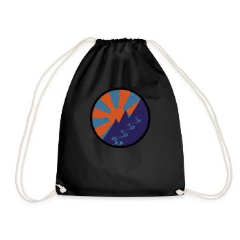 Montagne vintage - Sac de sport léger - noir - Devant