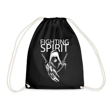 Icône graphique FIghter Fighter Sword Martial Arts - Sac de sport léger - noir - Devant