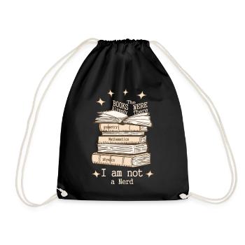 Je ne suis pas un nerd - Sac de sport léger - noir - Devant