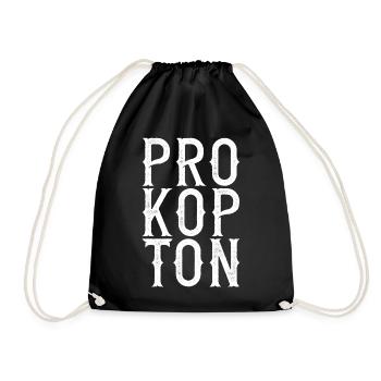 PROKOPTON Stoïcisme - Sac de sport léger - noir - Devant