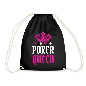 Casino Poker Poker Tour Joueur Professionnel Reine - Sac de sport léger - noir - Devant