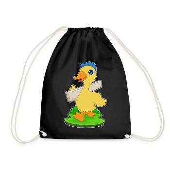 Artisanat du bois du charpentier de canard - Sac de sport léger - noir - Devant