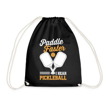 Paddle Faster J’entends Pickleball Paddle Racket - Sac de sport léger - noir - Devant