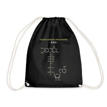 FAD Cofacteur Flavine Adénine - Sac de sport léger - noir - Devant