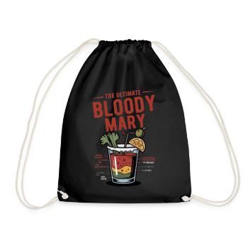 The Ultimate Bloody Mary Rezept - Turnbeutel - Schwarz - Vorne