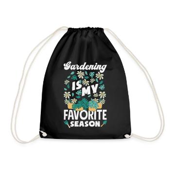 Garden & Plant Lovers Gifts - Drawstring Bag - black - Front
