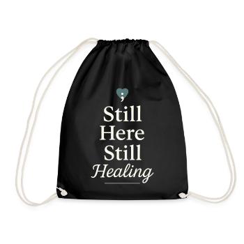 Suicide Loss Remembrance Walk Suicide - Drawstring Bag - black - Front