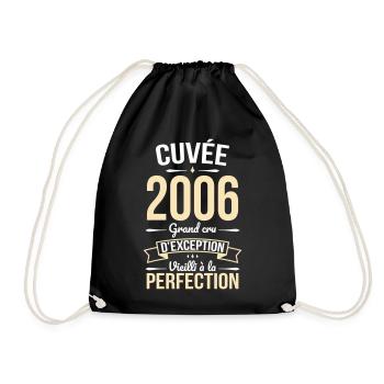 2006 – Aged to perfection - Drawstring Bag - black - Front