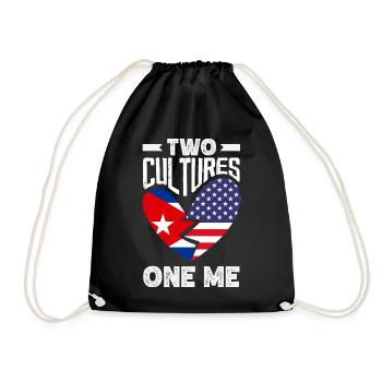 Cuba Pride & Home - Design du drapeau de Cuba - Sac de sport léger - noir - Devant