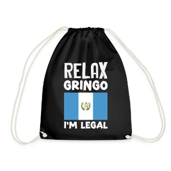 T-shirt Drapeau du Guatemala Fierté & Chapín Maison - Sac de sport léger - noir - Devant