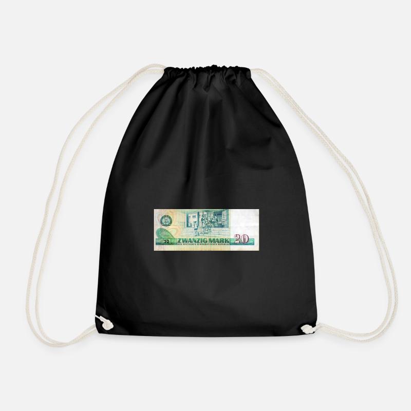 20 mark der ddr - Sac de sport léger - noir