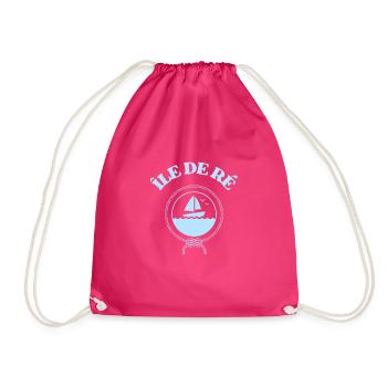 ile de ré bateau charente maritime - Sac de sport léger - fuchsia - Devant