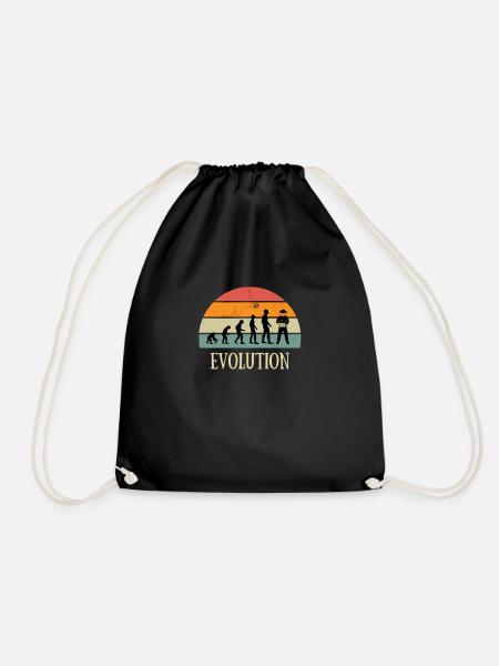 evolution vintage apiculteur humour abeille homme - Sac de sport léger - noir