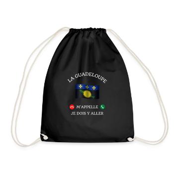 guadeloupe m'appelle humour guadeloupéen homme - Sac de sport léger - noir - Devant
