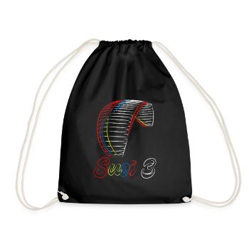 Susi 3Airdesign Paraglider - Turnbeutel - Schwarz - Vorne