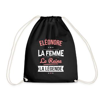 Eléonore - La Femme - La Reine - La Légende - Sac de sport léger - noir - Devant