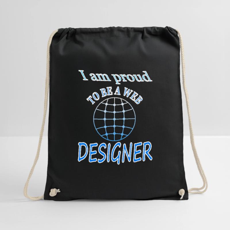 Web-designer Software Internet Website Gift Idea Drawstring Bag