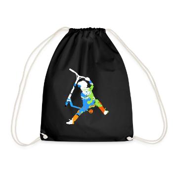 freestyle scooter - Drawstring Bag - black - Front