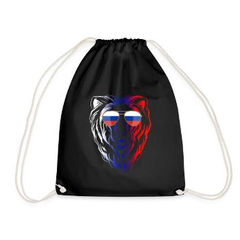 Russie - Sac de sport léger - noir - Devant