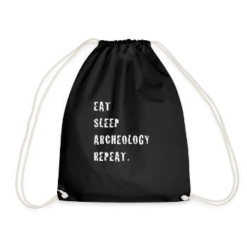 Archéologie Archéologue historiens Fouilles - Sac de sport léger - noir - Devant