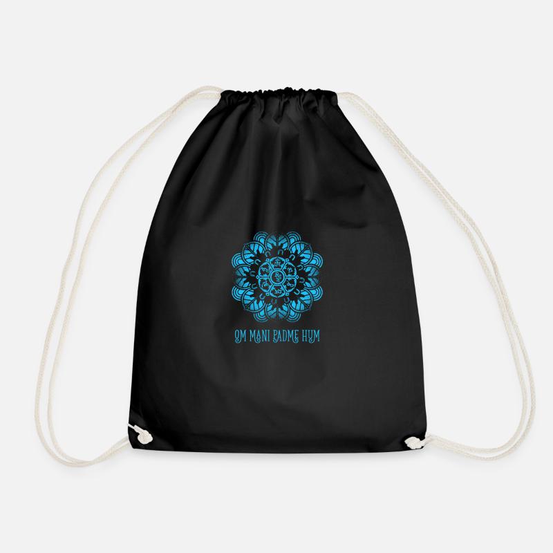 Om Mani Padme Hum - Sac de sport léger - noir