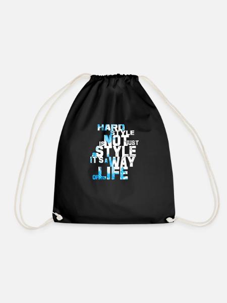 Not just a style! - Turnbeutel - Schwarz