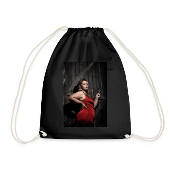 PINUP in red - Sac de sport léger - noir - Devant
