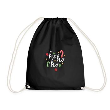 HOHOHO NOEL CANDY TRAITMENT AMOUR - Sac de sport léger - noir - Devant