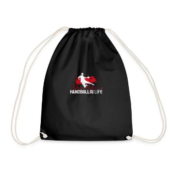 Handball Handball Handballer Joueur de handball But - Sac de sport léger - noir - Devant