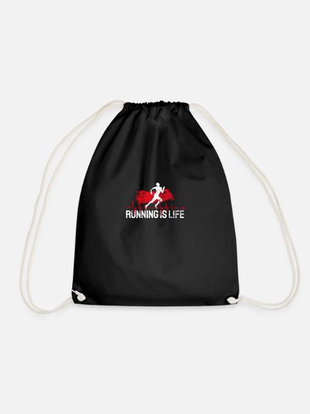Course à pied course à pied jogging sport - Sac de sport léger - noir
