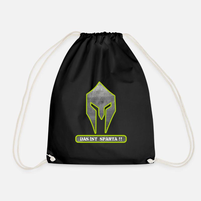 Sparta - This is Sparta - Drawstring Bag - black
