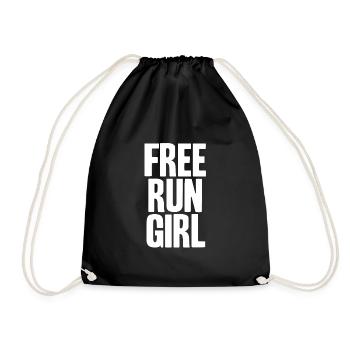 Free Running | Sport | Extremsport | Freerunner - Turnbeutel - Schwarz - Vorne