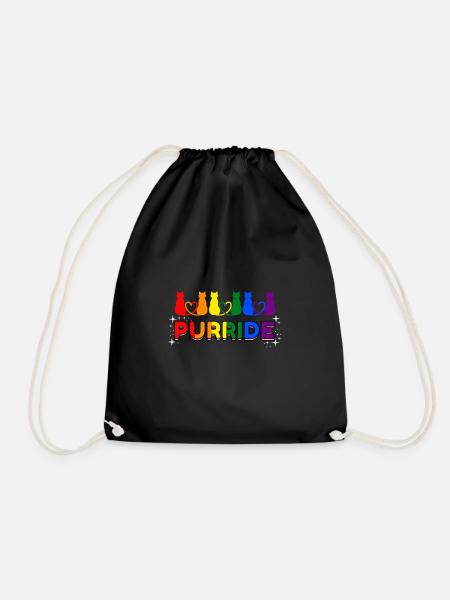 Chats LGBT Purride - Sac de sport léger - noir