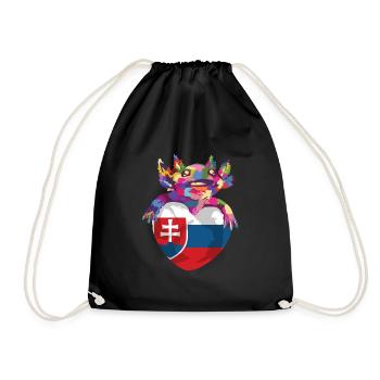 Slovaquie drapeau slovaque vintage drapeau slovaque - Sac de sport léger - noir - Devant