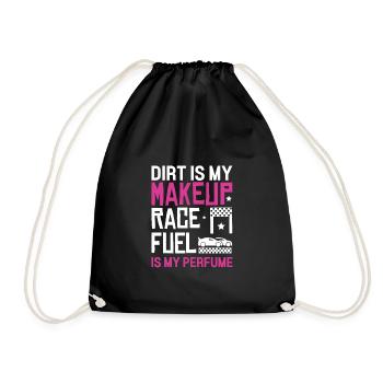 La saleté est mon maquillage Race Le carburant est mon parfum La saleté - Sac de sport léger - noir - Devant