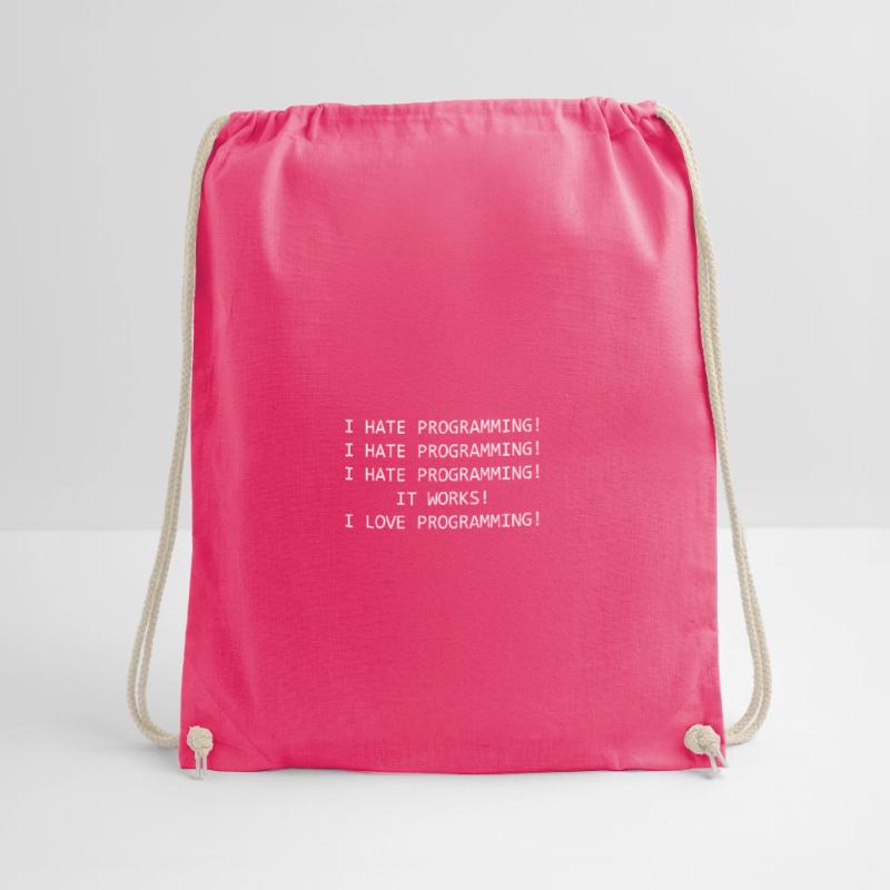 Funny saying Programming Computer Scientist Coder Drawstring Bag
