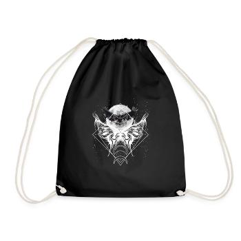 Occult Goth Gothic Punk Grunge - Drawstring Bag - black - Front