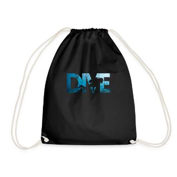 Apnea Diver Apnéiste Scuba Diver - Sac de sport léger - noir - Devant