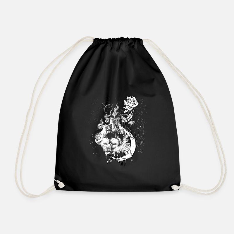 Okkult Goth Gothic Punk Grunge - Turnbeutel - Schwarz