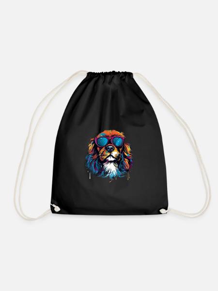 Cavalier King Charles Spaniel Hund Hunderasse - Turnbeutel - Schwarz