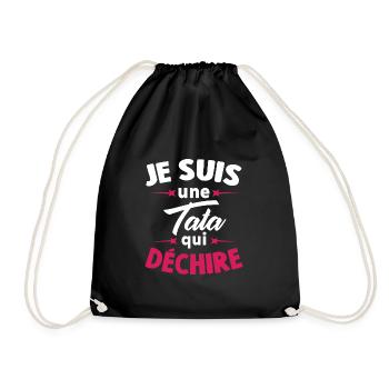 Je suis une Tata qui dechire - Sac de sport léger - noir - Devant