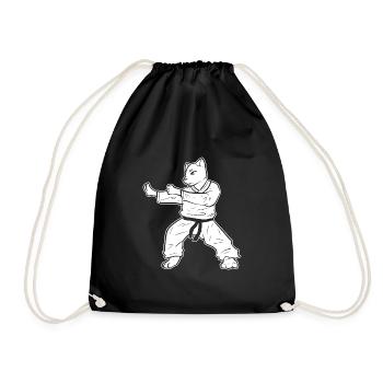 Autodéfense de Karaté Cat - Sac de sport léger - noir - Devant