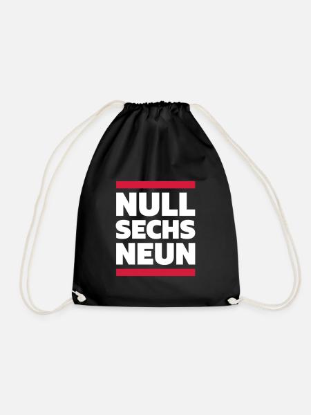 NULL SECHS NEUN - Turnbeutel - Schwarz