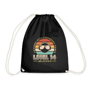 Level 14 - Sac de sport léger - noir - Devant