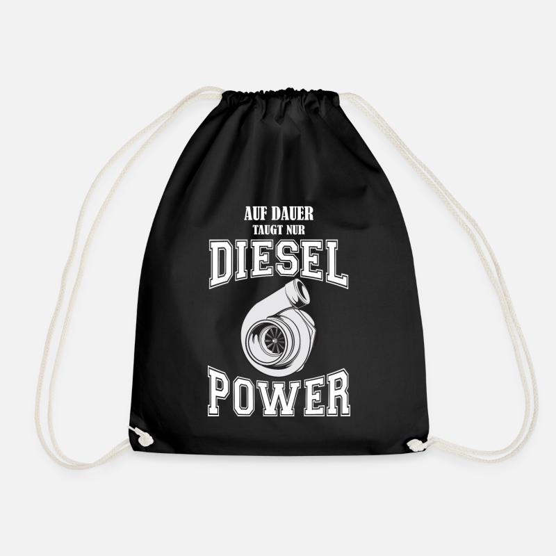 DIESEL POWER - Turnbeutel - Schwarz
