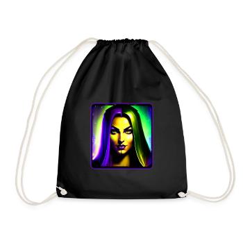 Wow Night Elf - Drawstring Bag - black - Front