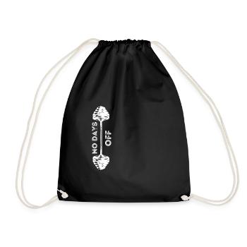 PAS DE JOURS DE REPOS - Sac de sport léger - noir - Devant