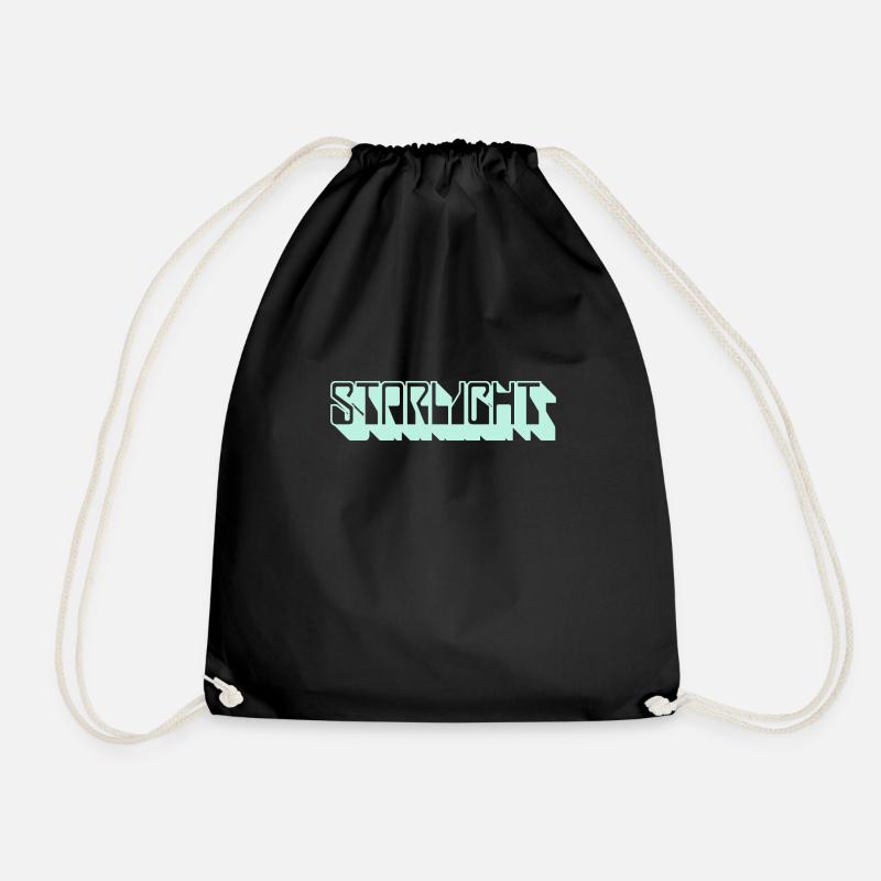 Starlight - Drawstring Bag - black